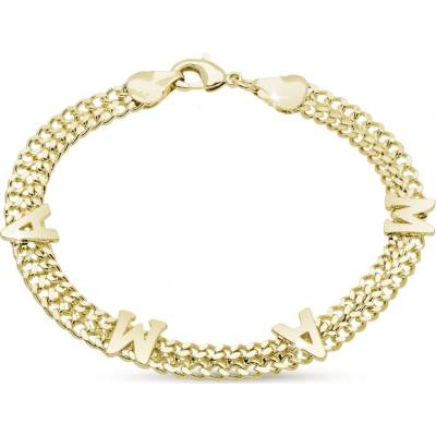 Biju Pozlacený náramek 14k zlatem - mama 2956 2002956