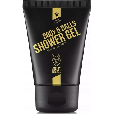 Angry Beards Jack Saloon hydratačný sprchový gél pre mužov 50 ml