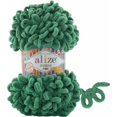 Alize Puffy Fine 100g Farba: zelená 532