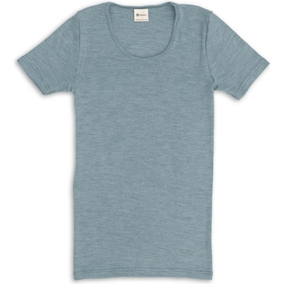Engel Дамско копринено термобельо Engel Women's Undershirt S/S Merino base layer - Bergblau - размер 42/44 (EU) (114-0819-1113)