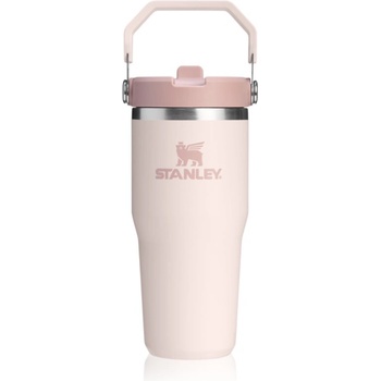STANLEY IceFlow Flip Straw 2.0 Tumbler неръждаема термобутилка за вода Rose Quartz 410ml