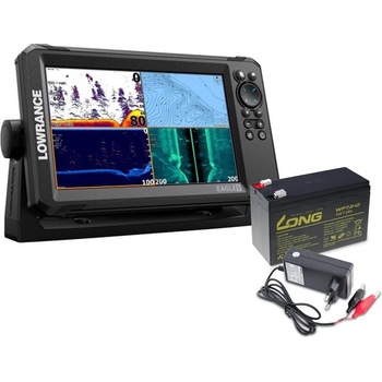 Lowrance Echolot Eagle 7 se sondou TripleShot HD + baterie + nabíječka