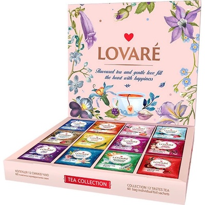 Lovaré Portfolio Flowers čajová kolekce 60 ks