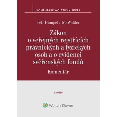 Zákon o veřejných rejstřících právnických a fyzických osob a o evidenci svěř..