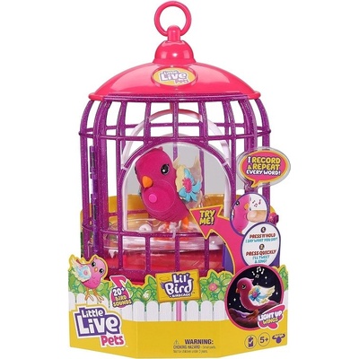 Moose Toys Little Live Pets Ptáček s klecí