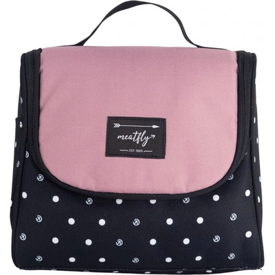 Meatfly kosmetická taška Cara Vanity Black Dots
