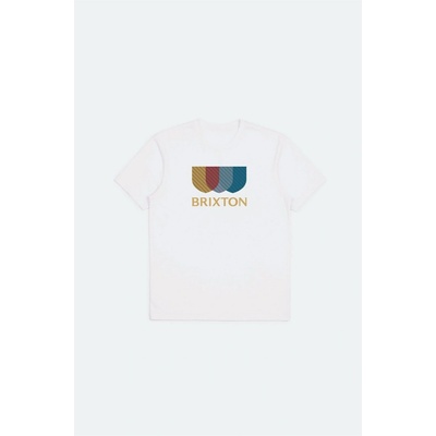 Brixton tričko Alton Stripe S/S Stt White
