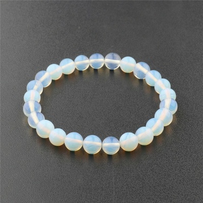 Prosperk náramek z minerálů měsíční kámen S0916