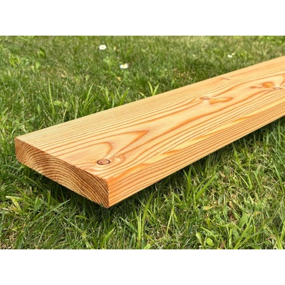 Terasová prkna 27x143x3950 Sibiřský modřín - povrch hladký (ks. 0,565 m²)