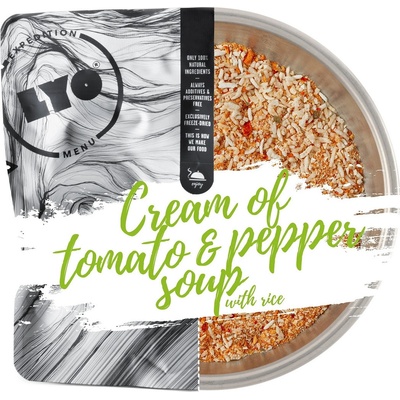 Lyo food Cream of Tomato & Pepper Soup with rice