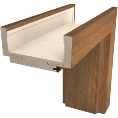 Naturel obložková zárubeň 60 cm pro tloušťku stěny 10-12 cm pravá O2OK60P210