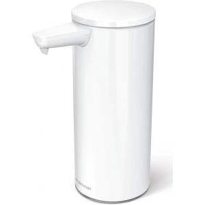 simplehuman Бял автоматичен метален диспенсер за сапун 266 ml - simplehuman (ST1085)