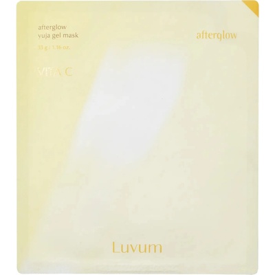 LUVUM Afterglow Yuja Gel Mask Gélová maska na tvár s extraktom z ovocia yuzu 33 g 1 ks