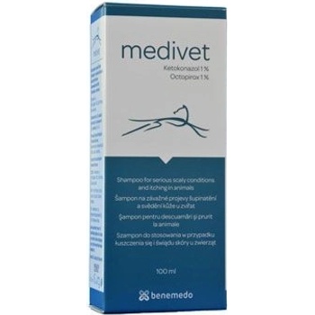 Medivet šampon proti šupin.a svědění kůže zvířat 100 ml