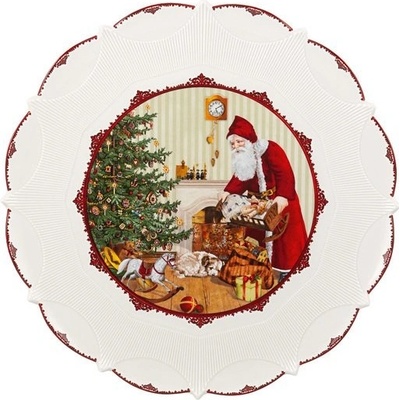 Villeroy & Boch Toy's Fantasy podnos na cukrovinky Santa Claus rozdáva darčeky 42 cm