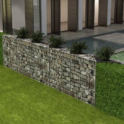 vidaXL Gabionový koš pozinkovaná ocel 300 x 30 x 100 cm