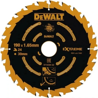 DeWALT Pilový kotouč 24 zubů, 190 x 30 mm