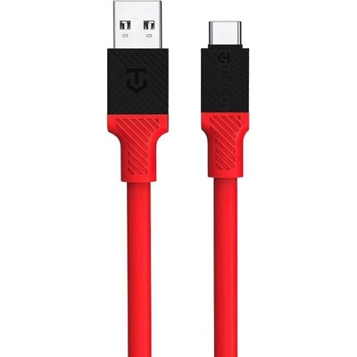 Tactical KP31179 Fat Man USB-A/USB-C, 1m, červený