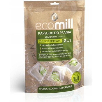 Ecomill 2v1 Kapsule na pranie 30 ks