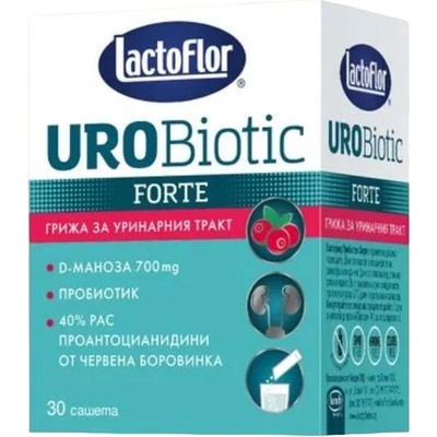 Lactoflor UroBiotic Forte, 30 сашета, Lactoflor