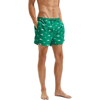 SELECTED Бански гащета Selected Classic swimming shorts - Green (Amazon / Aop Fish)