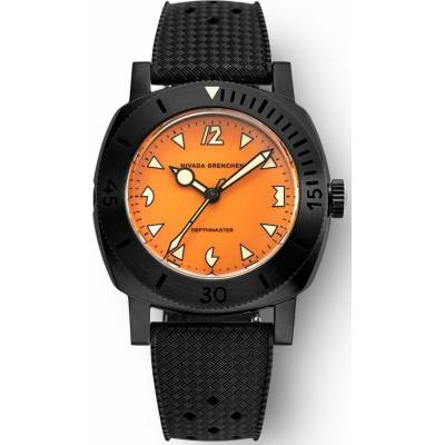 Nivada Grenchen Depthmaster Black Pumpkin