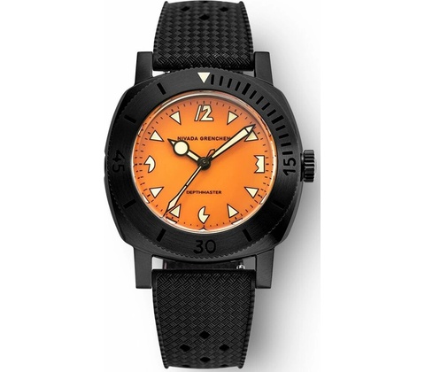Nivada Grenchen Depthmaster Black Pumpkin