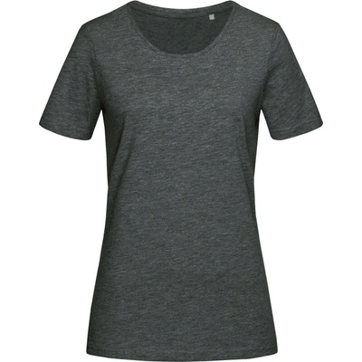 Stedman Tričko Crew Neck T Lux krátký rukáv dámské COT-057600zj800 Melír tmavý denim