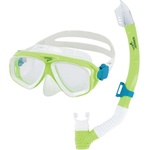 Speedo adventure mask + snorkel set junior зелен