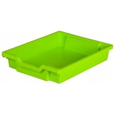 Gratnells plastový kontejner F1 nízký - 75 mm limetka