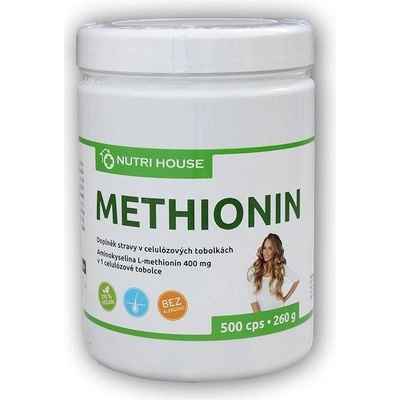 Nutri House L-Methionin 400 500 kapsúl