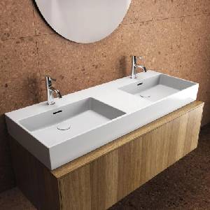 Ideal Standard Atelier Conca стенен долен шкаф, цвят тъмно орехово покритие, 1 чекмедже и плот с централен изрез 120 см (T3931Y5)
