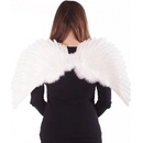 Křídla andělská bílá třpytivá pro
