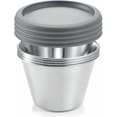 Tescoma GrandCHEF 428718.00 - Formičky na panna cottu nerezové GrandCHEF, 4 ks