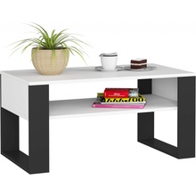 Ak furniture DOMI bílý / černý