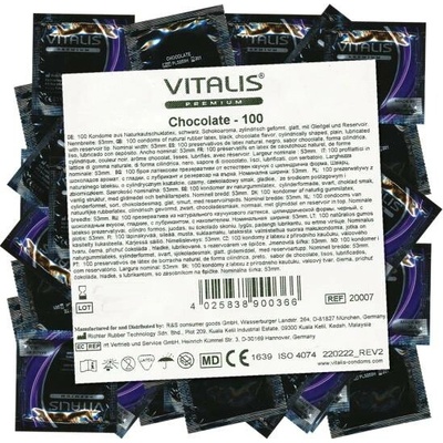 Vitalis Premium Bulk-Pack Chocolate/Black 100 ks