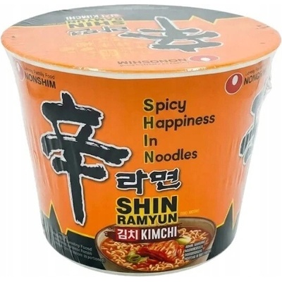 Nongshim Instantná polievka Big Kimchi Noodle Cup 112 g