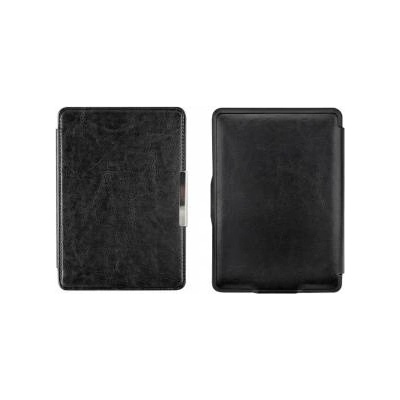 Stradour Smart Case black for Kindle Paperwhite 1/2/3 with eco-friendly leather and auto-wakeup
