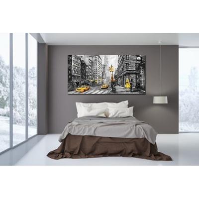 Divio Obraz na plátně New York, vzor 12387 Velikost: 60x120 cm
