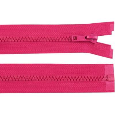 Kostěný zip šíře 5 mm délka 50 cm bundový 145 pink