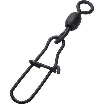 Madcat Karabnika s obratlíkem STAINLESS CRANE SWIVELS WITH SNAP vel.1 200lb 90kg BLACK 5ks – Hledejceny.cz