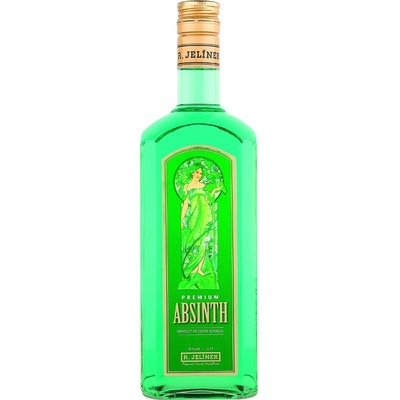 Rudolf Jelínek Absinth Premium 70% 0,7 l (holá láhev) – Zboží Dáma