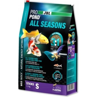 JBL Храна за КОИ 15-35cm JBL ProPond All Seasons S 5.8kg S (J4125100)