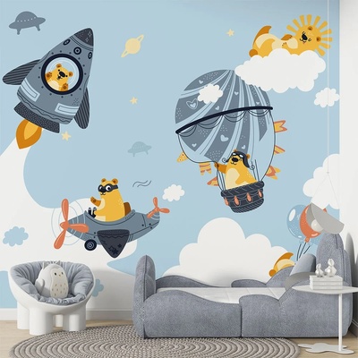 Art Gift Decor Детски Фототапет - Приятели в небето