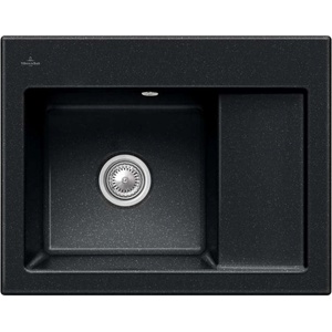 Villeroy & Boch Subway 45 - Керамична мивка 65x51 см, CeramicPlus, хромит 331201J0 (331201J0) Мивка за вграждане