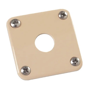 Image 1 of Gibson PRJP-030 Plastic Jack Plate Creme