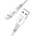 hoco. iPhone 14 Pro / 14 Plus / 14 HOCO X70 кабел за данни USB - Lightning, 100 cm, БЯЛ X70_USB_LIGHTNING_W (X70_USB_LIGHTNING_W)