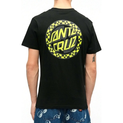 Santa Cruz Malba Crash Dot Chest T-Shirt Black