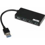 Feimibox USB 3.0 Hub Black 4-ports, slim IUH3F56 (4x USB 3.0)