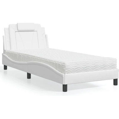 vidaXL 11461.3208769 Postel Viana s matrací bílá umělá kůže